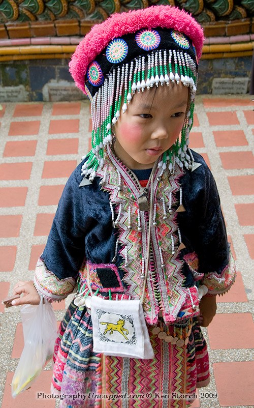 Mountain Tribe Girl at Doi Suthep