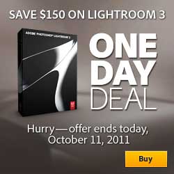 Adobe SALE - 50% OFF Photoshop Lightroom 3 - Today ONLY - One day Sale