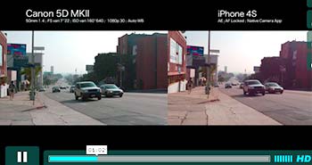 iPhone 4S vs Canon 5D MKll by Robino Films on Vimeo