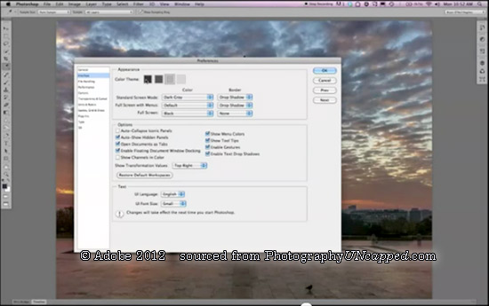 Dark UI - Adobe Photoshop CS6 - Camera Raw 7 - New Features - Sneak Peek