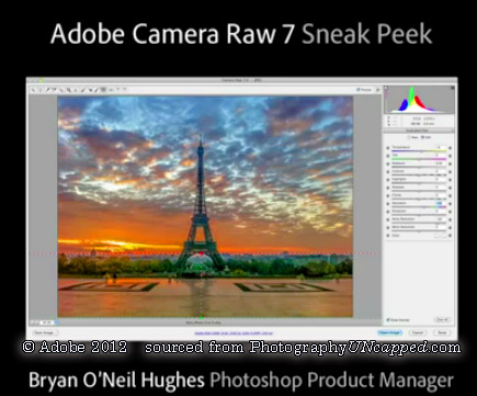 Adobe Photoshop CS6 - Camera Raw 7 - New Features - Sneak Peek