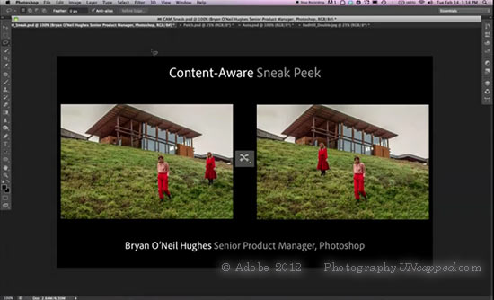 Adobe Sneak Peek - Content Aware - Photoshop CS6 New Feature?