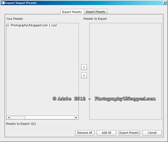 Migrate Presets in Photoshop CS6 Public Beta