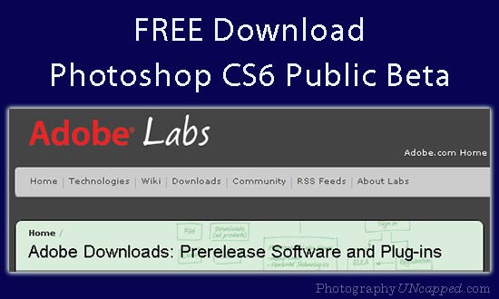 Free Download Adobe Photoshop CS6 Beta