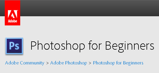 New Forum – Photoshop for Beginniners